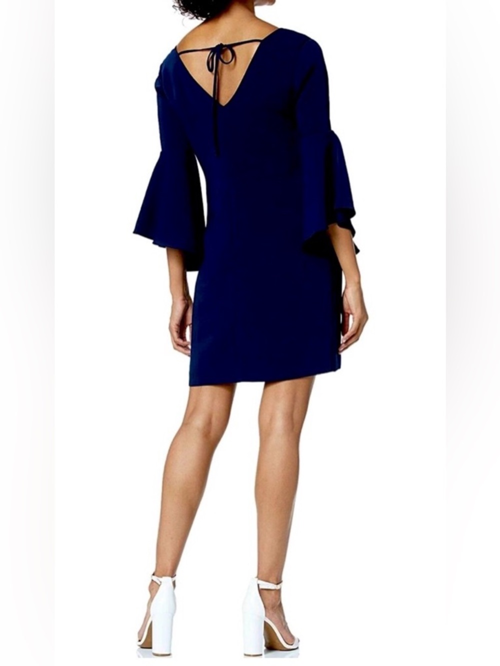 Trina Turk • Nico Ruffle Bell Sleeve Shift Dress - Picture 2 of 13